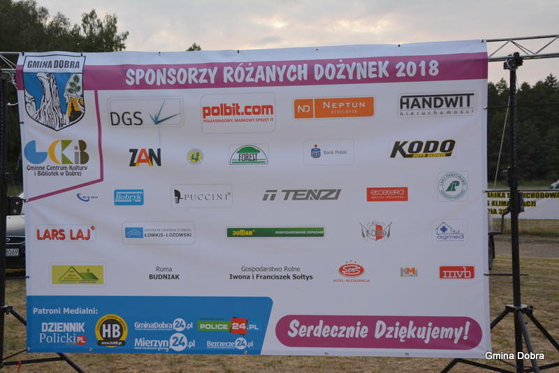 Jednym ze sponsorów Różanych Dożynek w Dobrej była firma Lars Laj.