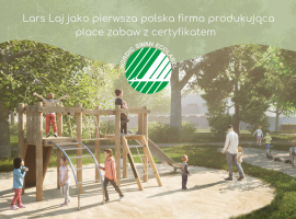 Lars Laj jako pierwsza polska firma produkująca place zabaw z Certyfikatem Nordic Swan Ecolabel
