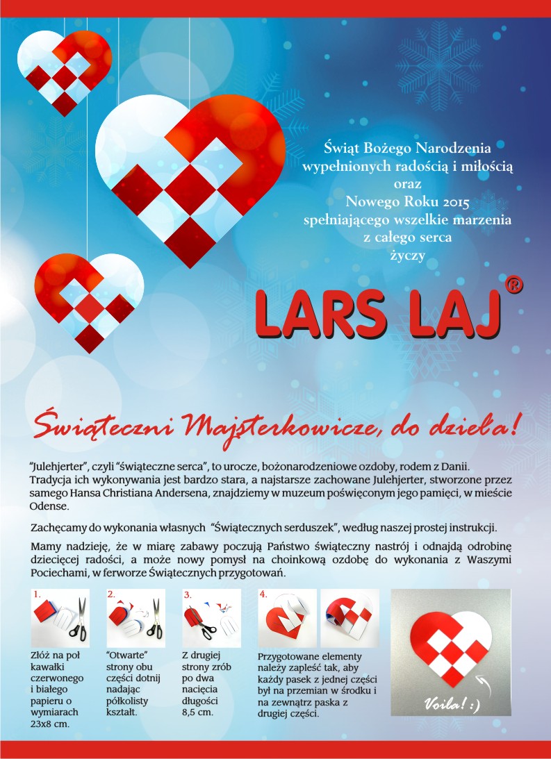 kartka świątczna kartka świąteczna Lars Laj