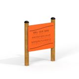 Tablica z alfabetem Braille'a 