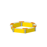 Piaskownica hpl konstrukcji metalowej