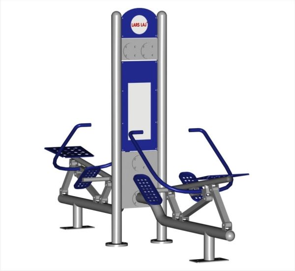 Render isometric view of Double Rowers with Pylon