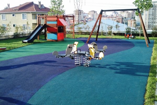 Wetpour 20 used on playground